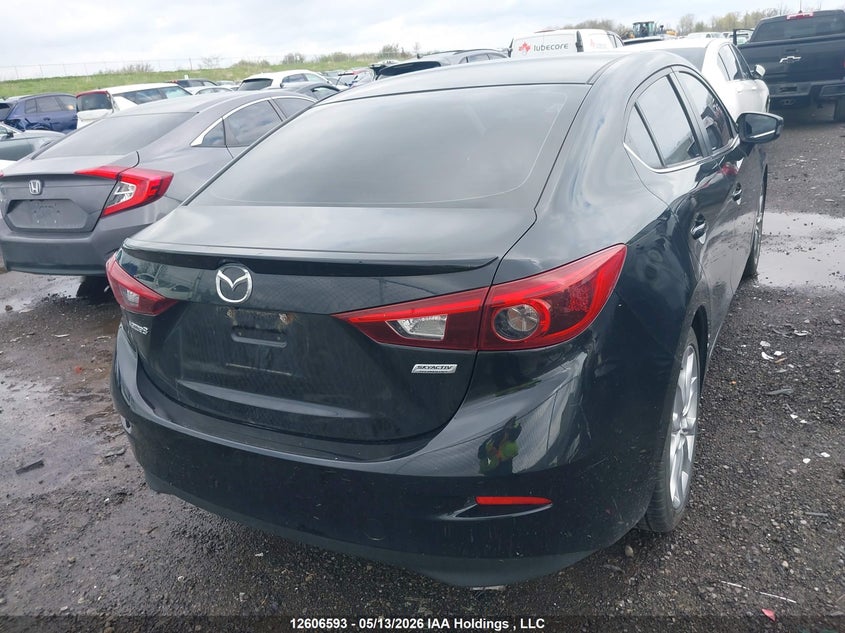 Vin: jm1bm1w32e1162816, lot: 3004557, mazda 3 grand touring 20154