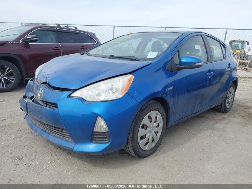 Vin: jtdkdtb33c1512744, lot: 3004661, toyota prius c 20122