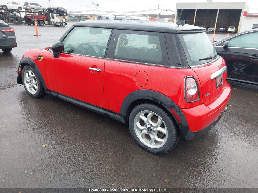 Vin: wmwsu3c52dt548511, lot: 3004677, mini hatch cooper 20133
