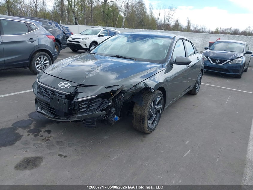 Vin: kmhln4dj8su173670, lot: 3004760, hyundai elantra limited 20252