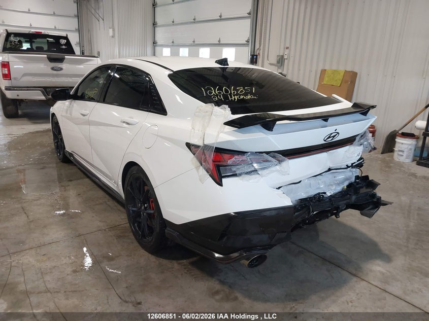 Vin: kmhlw4dk3ru020047, lot: 3004867, hyundai elantra n dct 20243