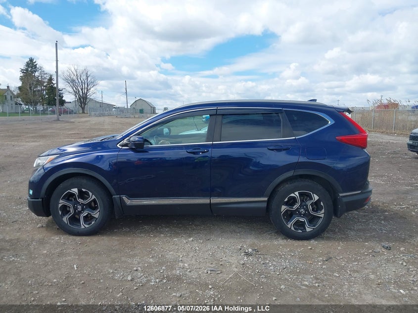 2017 Honda Cr-v 1.5 Cr-V Touring blue Lot 111012606877 Vin 2HKRW2H91HH136530