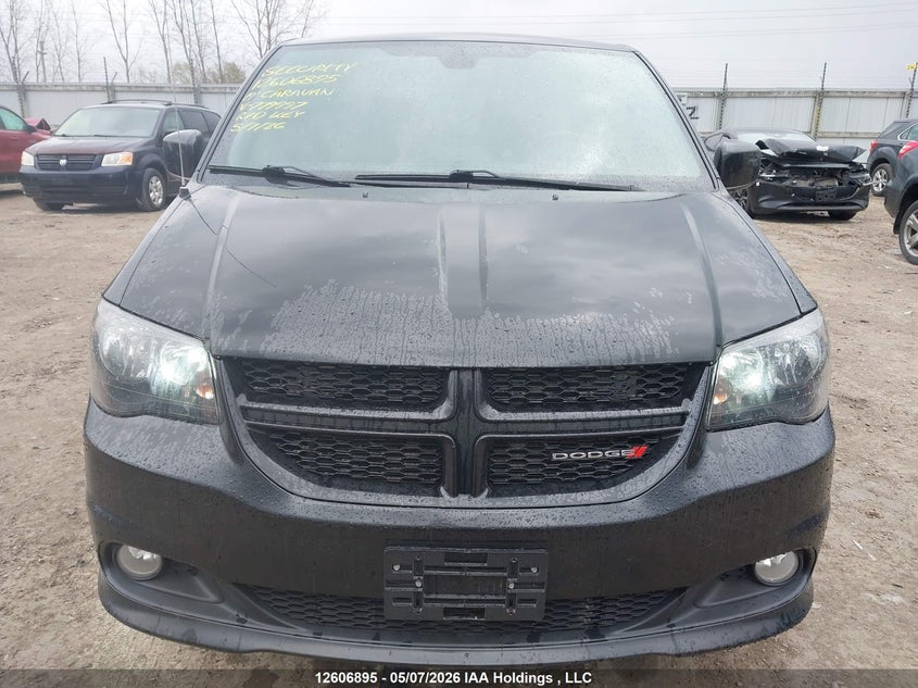 2C4RDGEG9KR779997 2019 Dodge Caravan 3.6 Grand Gt black