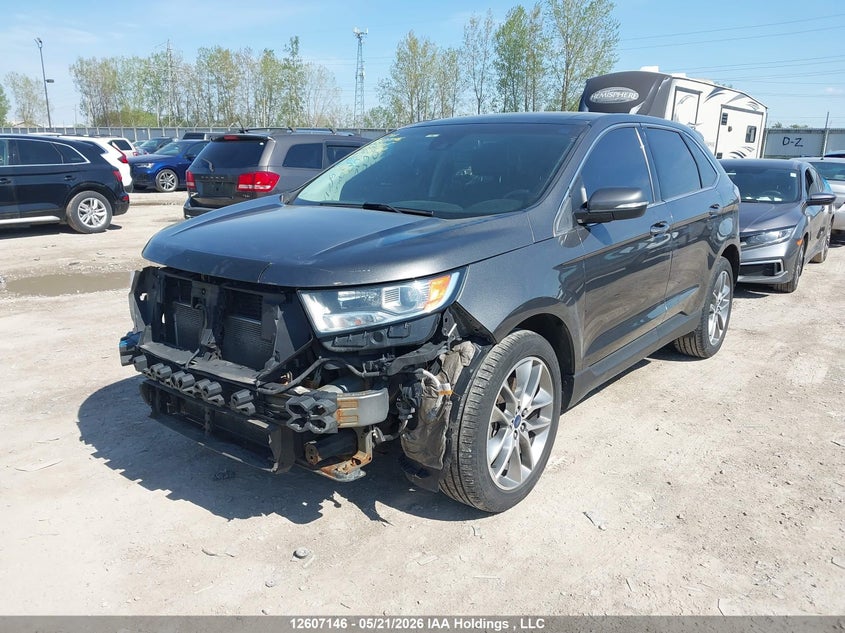 Vin: 2fmpk4k8xgbc14940, lot: 3005192, ford edge titanium 20162