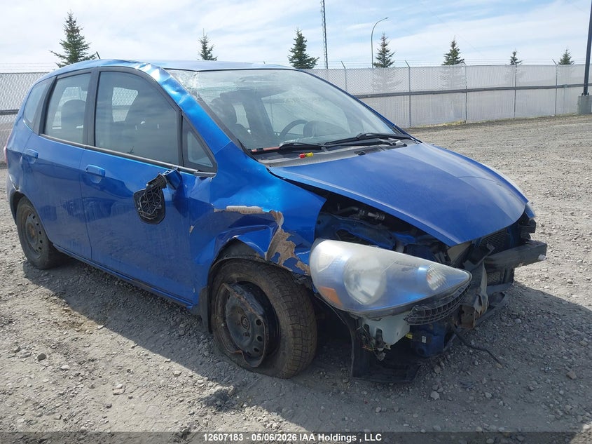 2008 Honda Fit Dx/Lx VIN: JHMGD38408S807225 Lot: 12607183