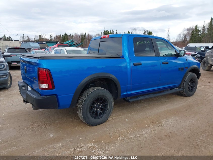 2022 Ram 1500 5.7 Classic Slt Blue Lot 111012607278 Vin 1C6RR7LT5NS190022