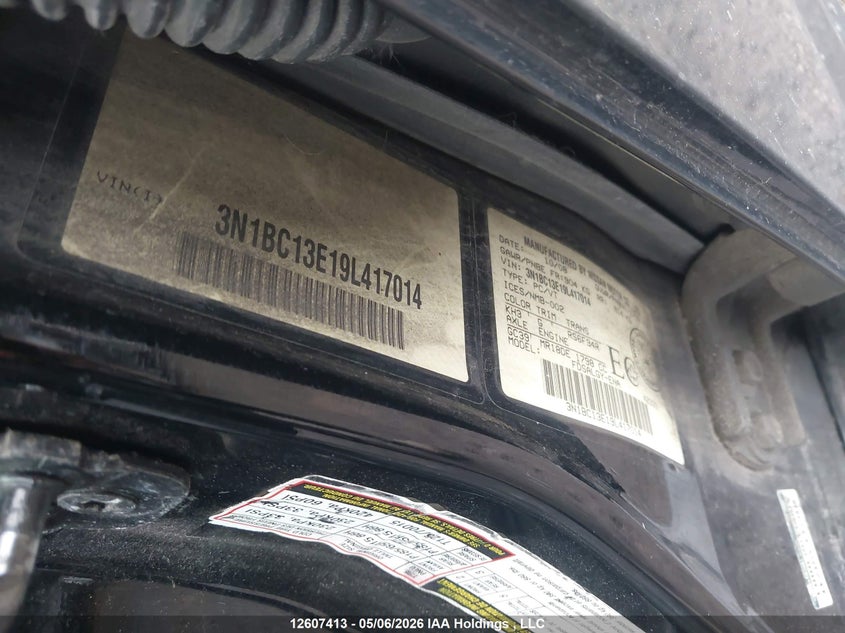 2009 NISSAN VERSA HATCHBACK 1.8L I-4 DOHC, VVT, 122HP