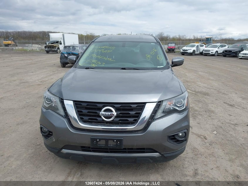 2018 Nissan Pathfinder 3.5 S/Sv/Sl/Platinum grey Lot 111012607424 Vin 5N1DR2MM3JC618103