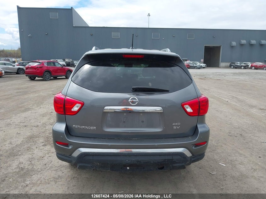 2018 Nissan Pathfinder 3.5 S/Sv/Sl/Platinum grey Lot 111012607424 Vin 5N1DR2MM3JC618103