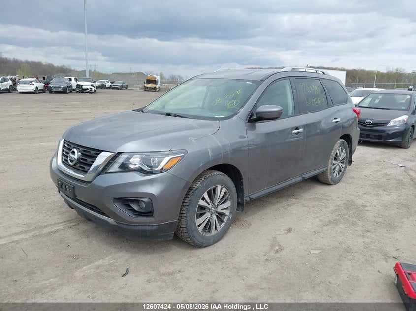 2018 Nissan Pathfinder 3.5 S/Sv/Sl/Platinum grey Lot 111012607424 Vin 5N1DR2MM3JC618103