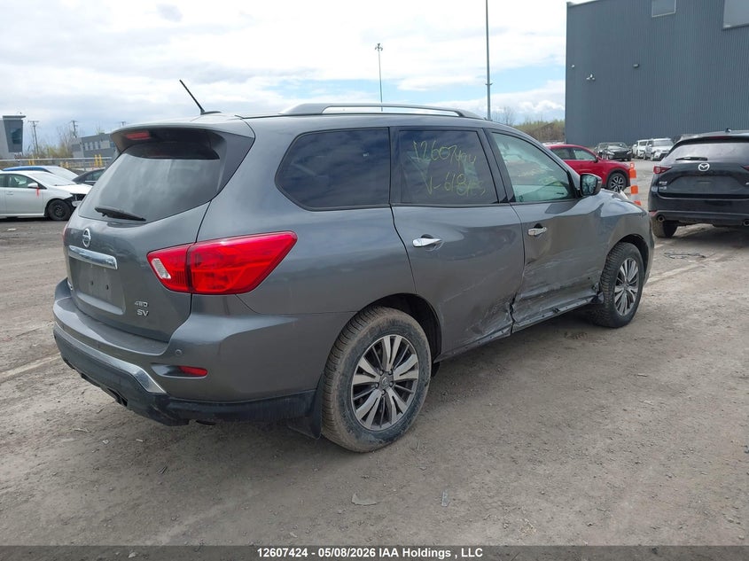 2018 Nissan Pathfinder 3.5 S/Sv/Sl/Platinum grey Lot 111012607424 Vin 5N1DR2MM3JC618103
