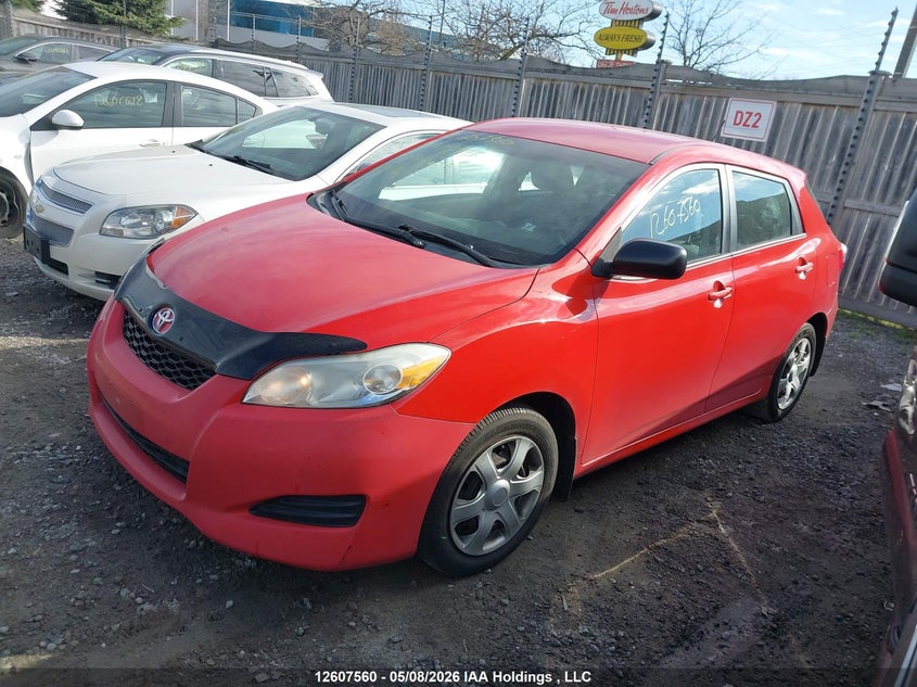 Vin: 2t1ku4ee7ac477797, lot: 3005643, toyota corolla matrix 20102