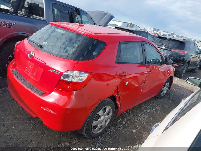 Vin: 2t1ku4ee7ac477797, lot: 3005643, toyota corolla matrix 20104