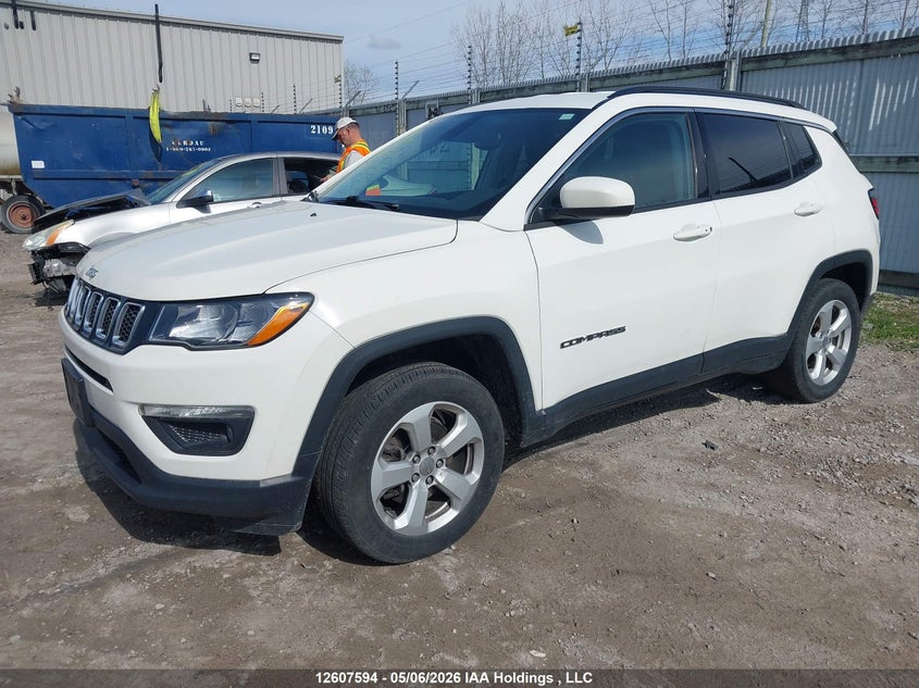 Vin: 3c4njdbb7kt650569, lot: 3005681, jeep compass north 20192