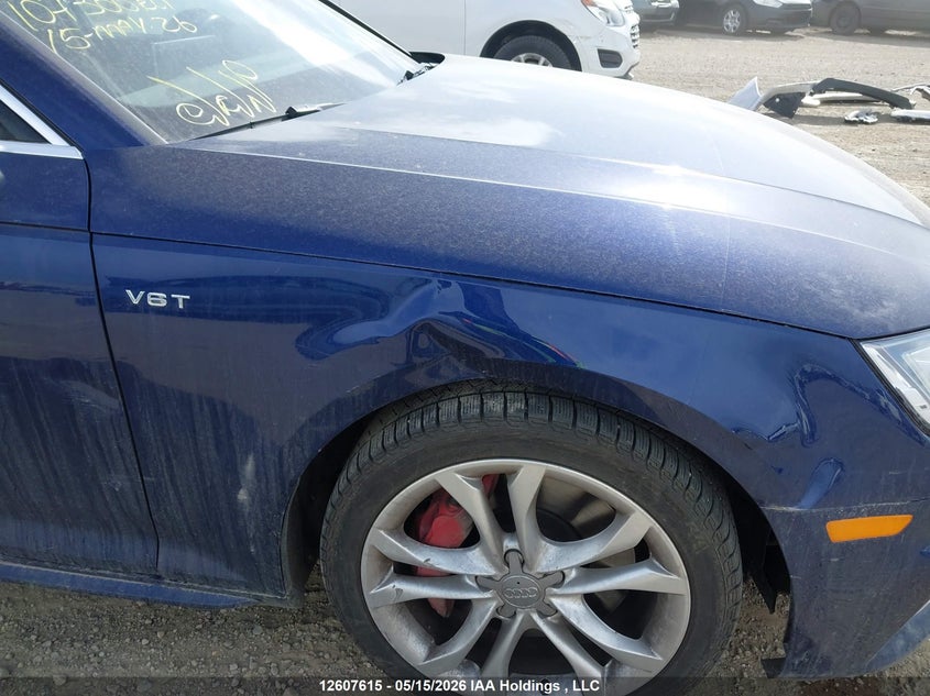 2018 Audi S4 3.0T Technik VIN: WAUC4AF42JA003332 Lot: 12607615