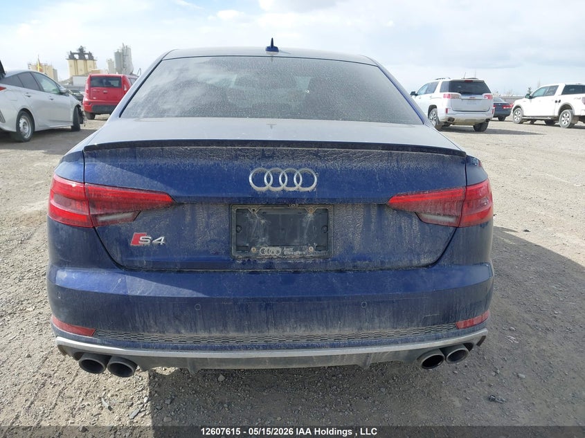 2018 Audi S4 3.0T Technik VIN: WAUC4AF42JA003332 Lot: 12607615