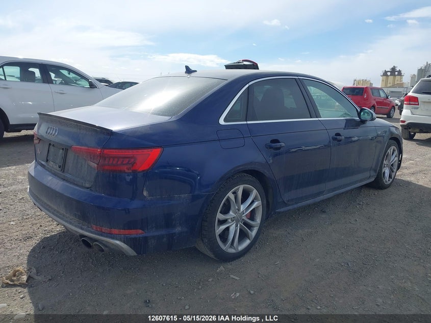 Vin: wauc4af42ja003332, lot: 3005703, audi s4 3.0t technik 20184