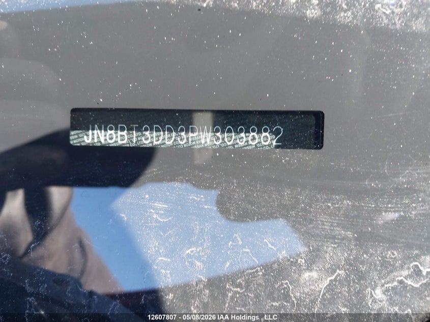 2023 Nissan Rogue Platinum VIN: JN8BT3DD3PW303882 Lot: 12607807