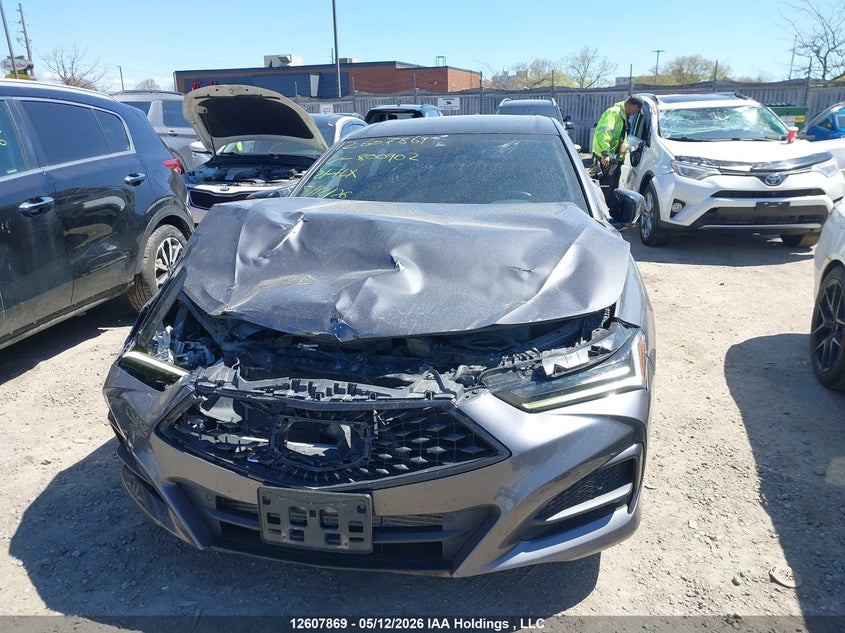 2021 Acura Tlx Tech A VIN: 19UUB6F52MA800902 Lot: 12607869