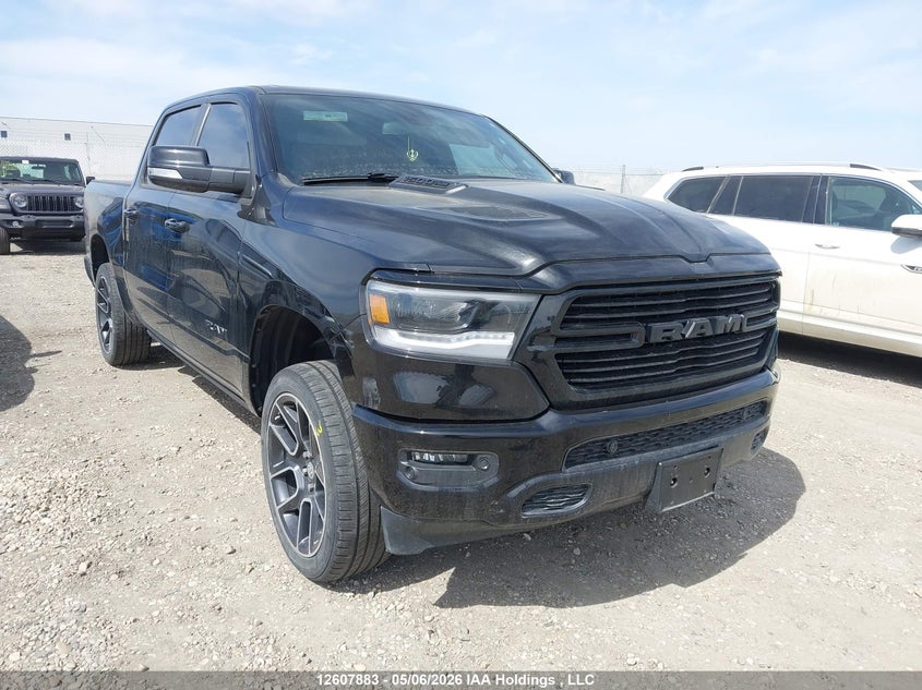 2020 Ram 1500 5.7 Ram Rebel black Lot 111012607883 Vin 1C6SRFLTXLN175572