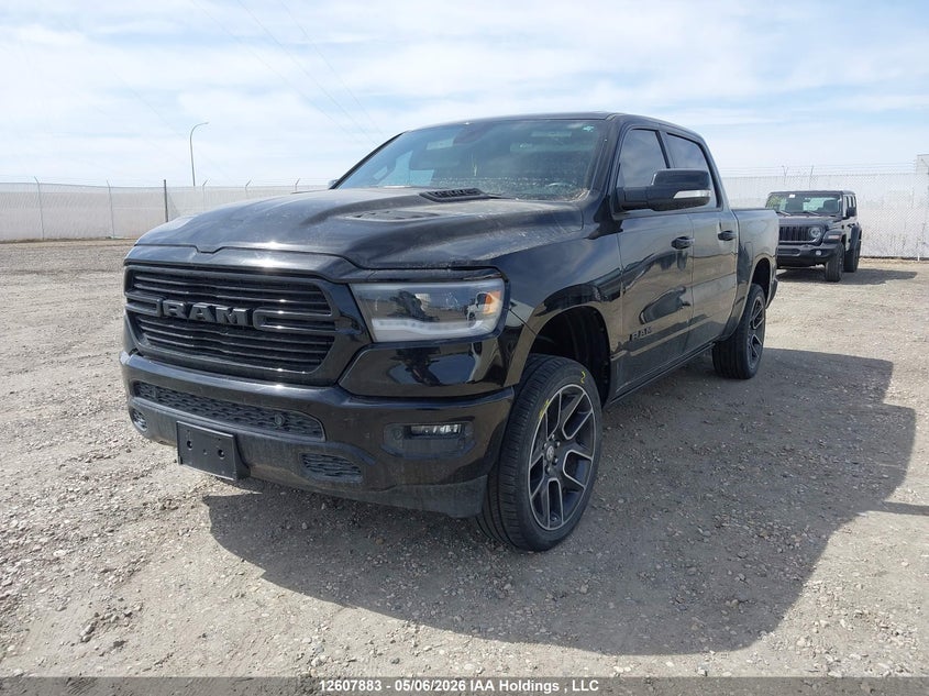 2020 Ram 1500 5.7 Ram Rebel black Lot 111012607883 Vin 1C6SRFLTXLN175572