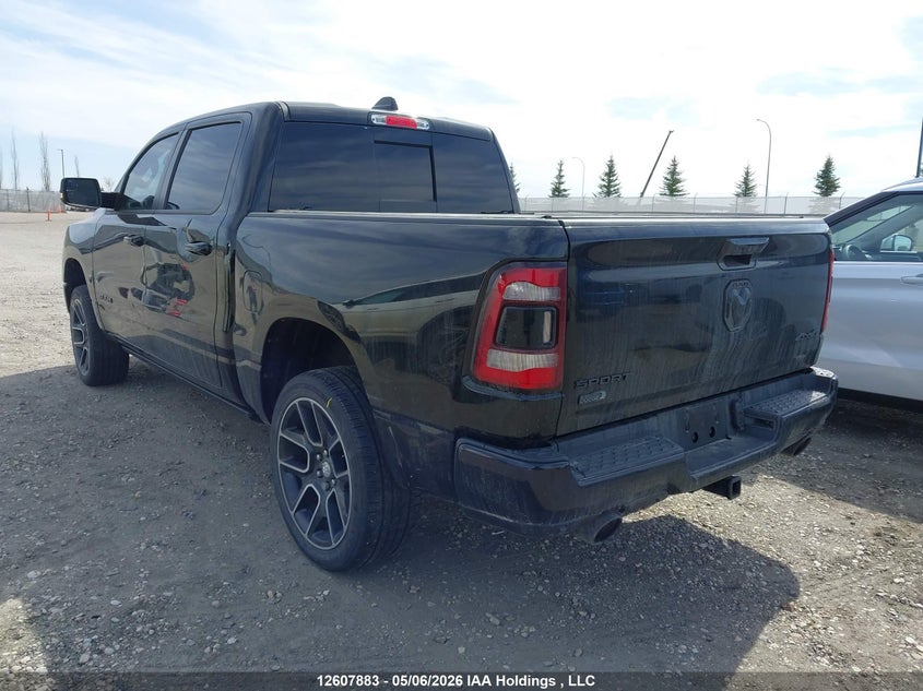 2020 Ram 1500 5.7 Ram Rebel black Lot 111012607883 Vin 1C6SRFLTXLN175572