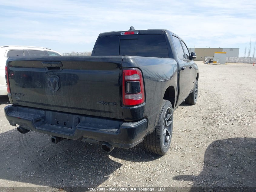 2020 Ram 1500 5.7 Ram Rebel black Lot 111012607883 Vin 1C6SRFLTXLN175572