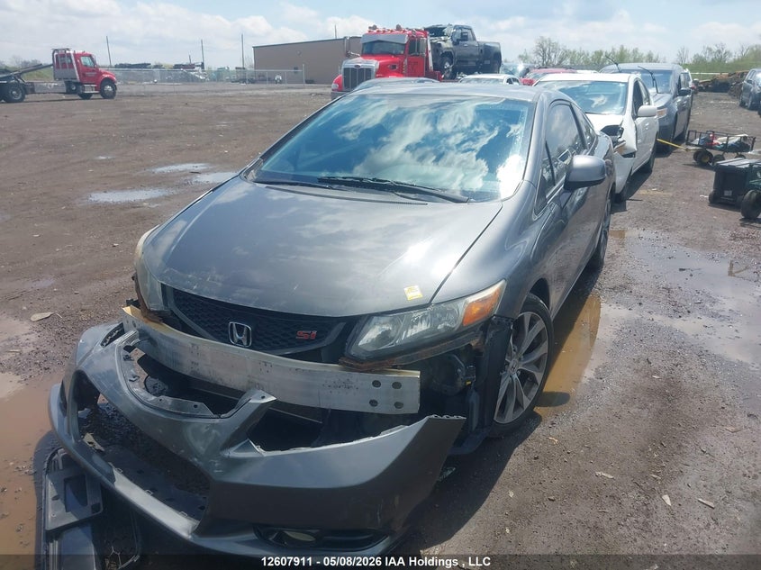 2012 Honda Civic, Front, IAAI, VIN 2HGFG4A51CH100441 — photo 2