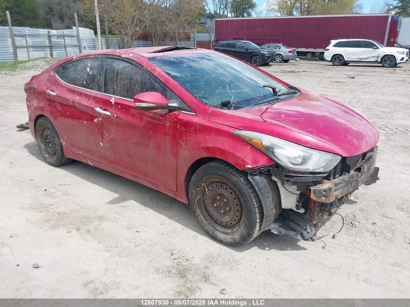 2014 Hyundai Elantra Se/Sport/Limited VIN: KMHDH4AH6EU139924 Lot: 12607930