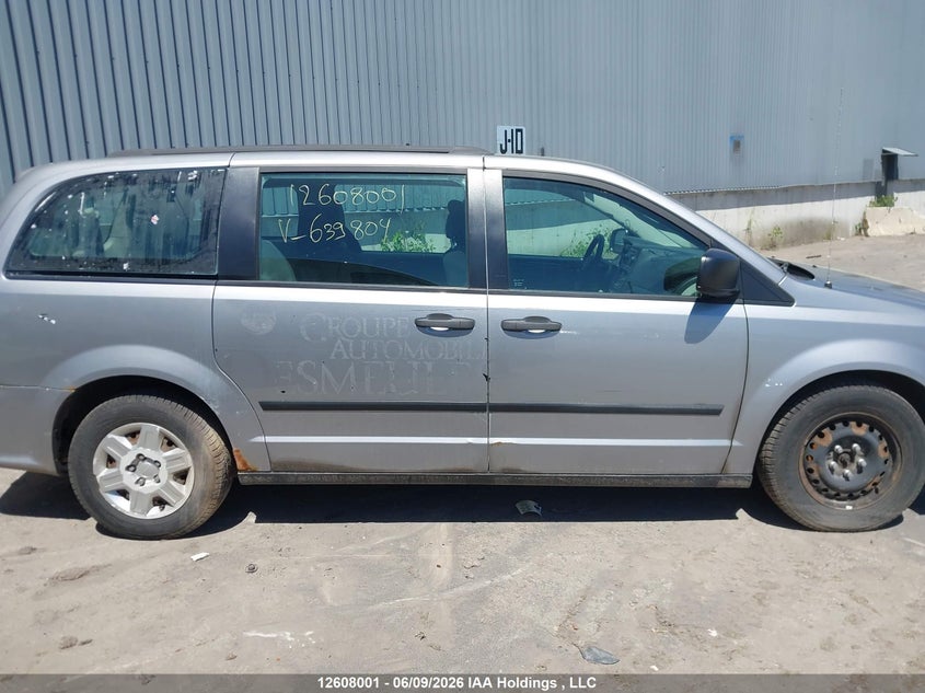 2013 DODGE CARAVAN VAN 3.6L V6 FI DOHC 24V NF4