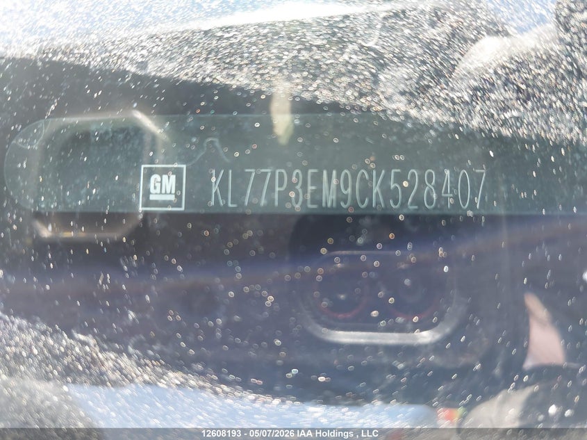 2012 Chevrolet Orlando Ltz VIN: KL77P3EM9CK528407 Lot: 12608193
