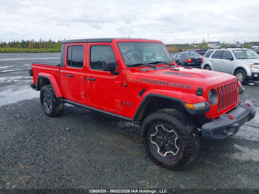 2020 Jeep Gladiator 3.6 Rubicon red Lot 111012608205 Vin 1C6JJTBGXLL131203