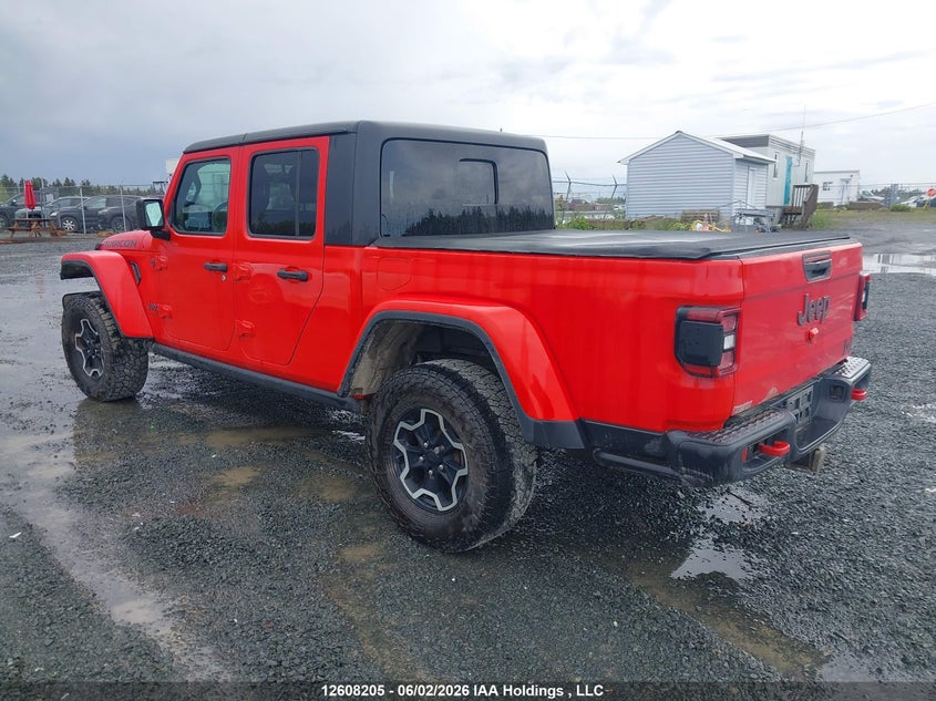 2020 Jeep Gladiator 3.6 Rubicon red Lot 111012608205 Vin 1C6JJTBGXLL131203