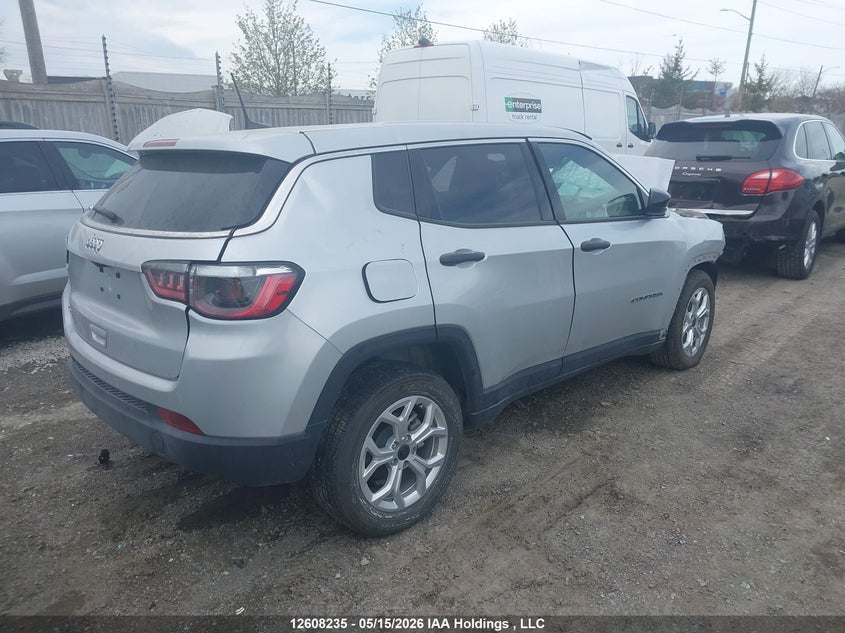Vin: 3c4njdan3st534328, lot: 3006386, jeep compass 20254