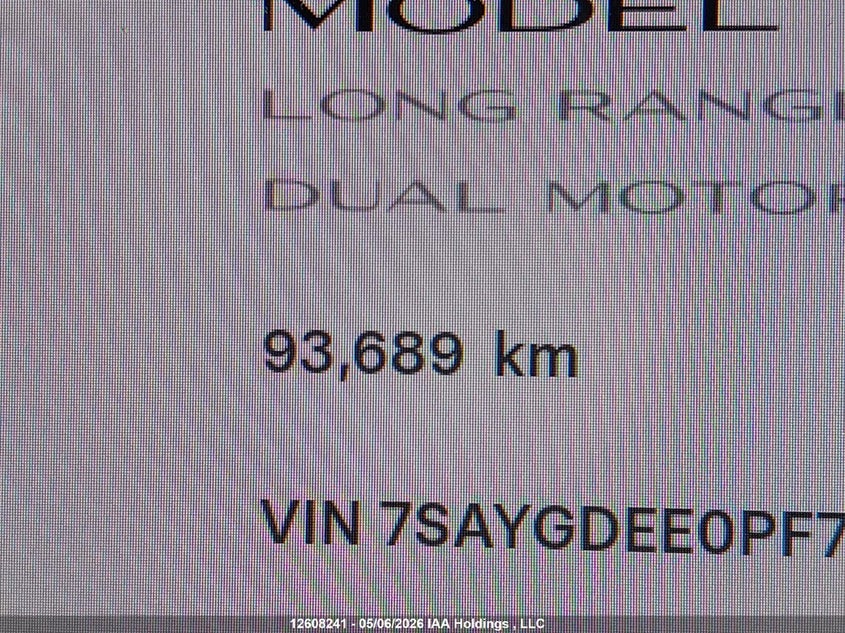 2023 Tesla Model Y VIN: 7SAYGDEE0PF776508 Lot: 12608241
