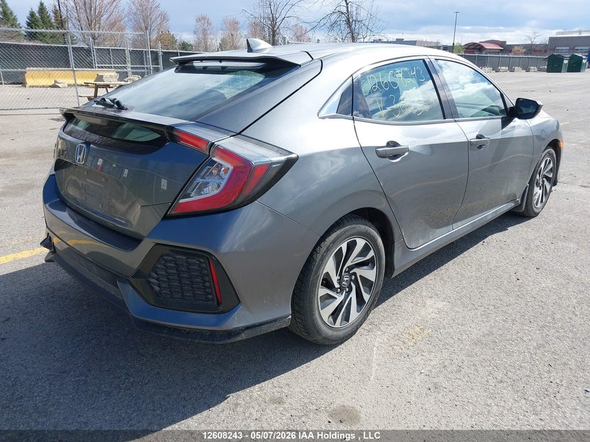 Vin: shhfk7g26hu302389, lot: 3006394, honda civic lx 20174