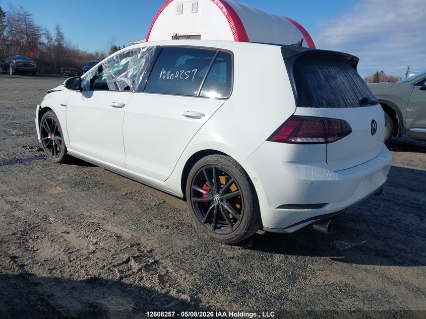 Vin: 3vw447au7jm290992, lot: 3006408, volkswagen golf gti 5-door/5-door autobahn 20183