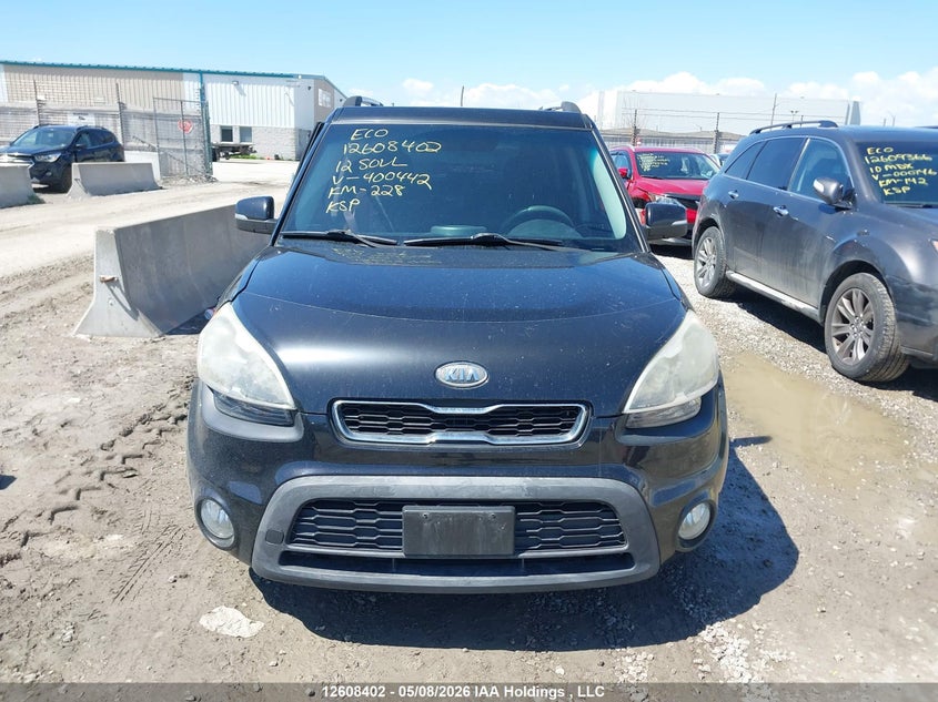 2012 Kia Soul 2.0L 2U/2.0L 4U/2.0L 4U Burner/2.0L 4U Luxury/2.0L 4U Retro VIN: KNDJT2A66C7400442 Lot: 12608402
