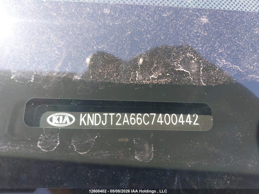 2012 Kia Soul 2.0L 2U/2.0L 4U/2.0L 4U Burner/2.0L 4U Luxury/2.0L 4U Retro VIN: KNDJT2A66C7400442 Lot: 12608402