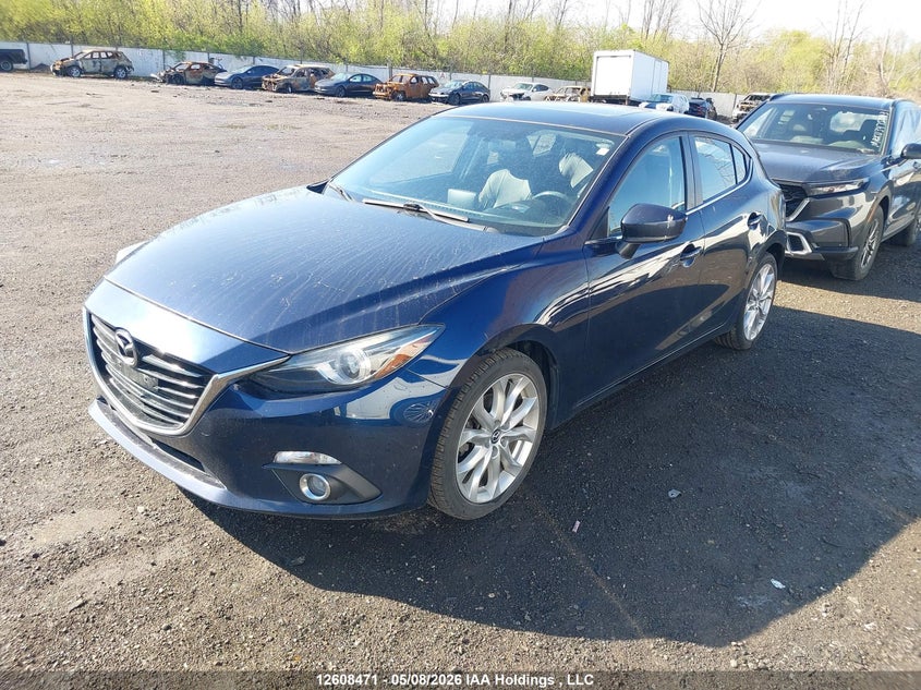 Vin: jm1bm1m33g1316617, lot: 3006648, mazda 3 touring 20162