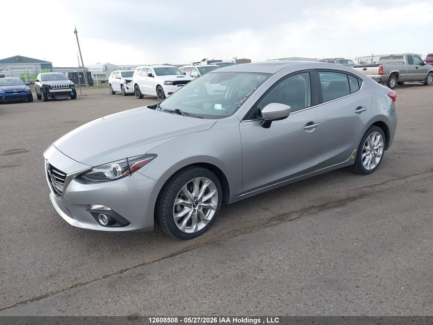 Vin: jm1bm1w36g1325860, lot: 3006685, mazda 3 touring 20162
