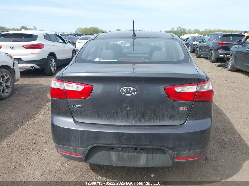 2013 Kia Rio Lx VIN: KNADM4A3XD6104677 Lot: 12608713