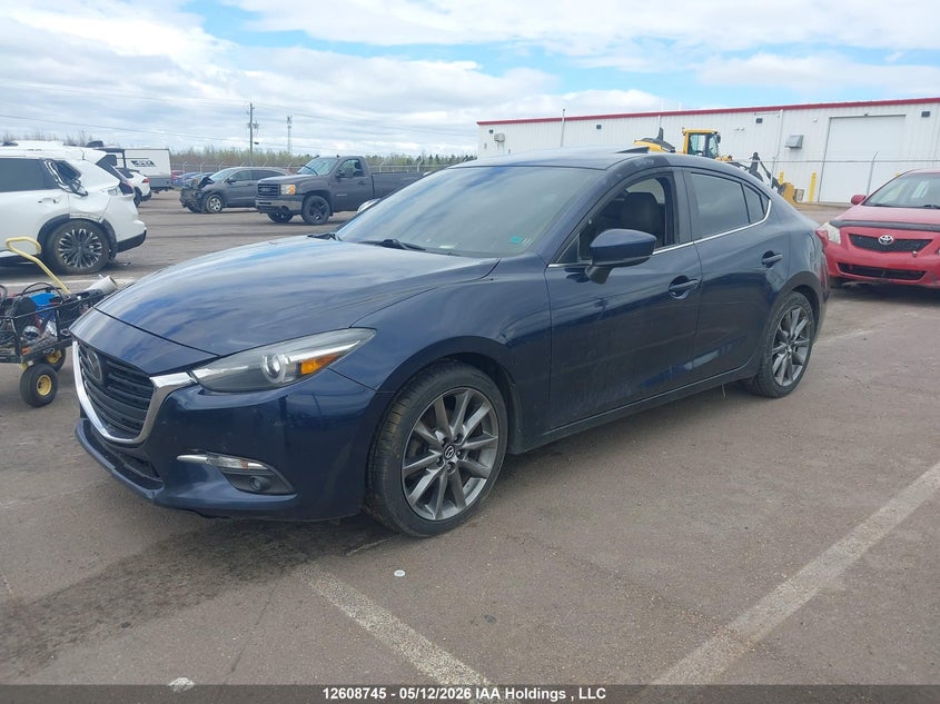 Vin: jm1bn1w37j1170336, lot: 3006952, mazda 3 grand touring 20182