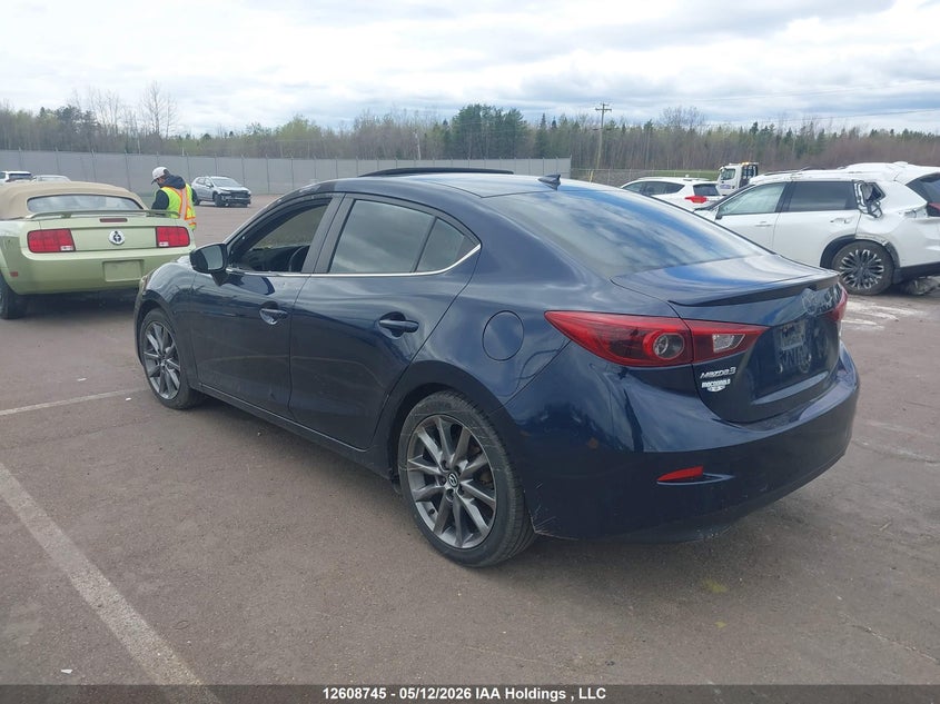 Vin: jm1bn1w37j1170336, lot: 3006952, mazda 3 grand touring 20183