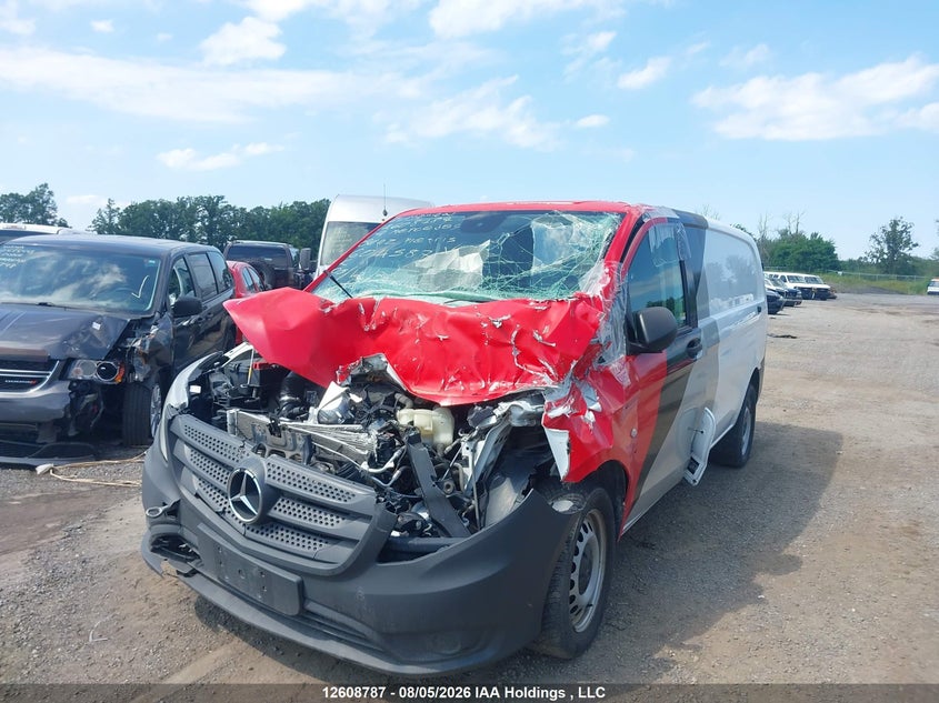 2019 Mercedes-Benz Metris, Front, IAAI, VIN WD3BG3EA4K3604587 — photo 2
