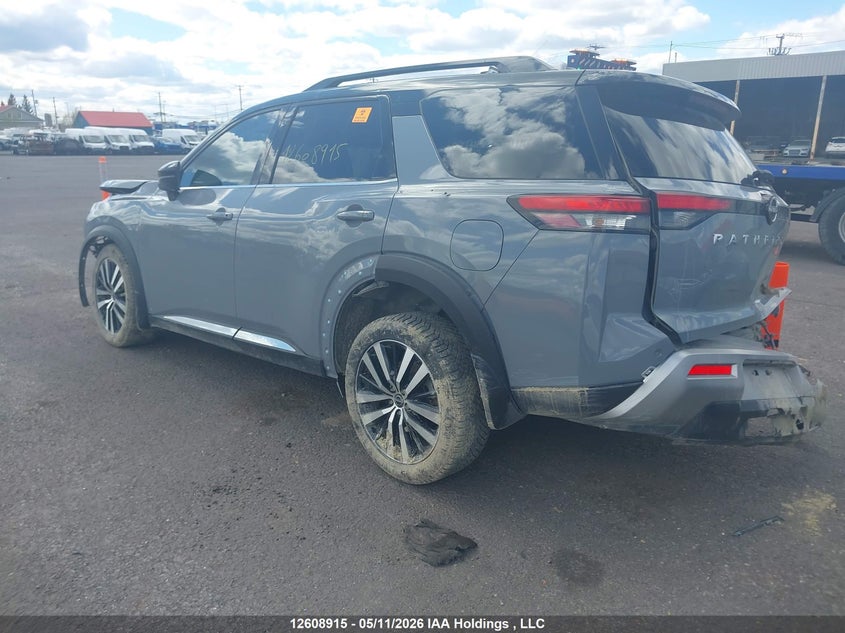 Vin: 5n1dr3df8pc239307, lot: 3007130, nissan pathfinder platinum 20233