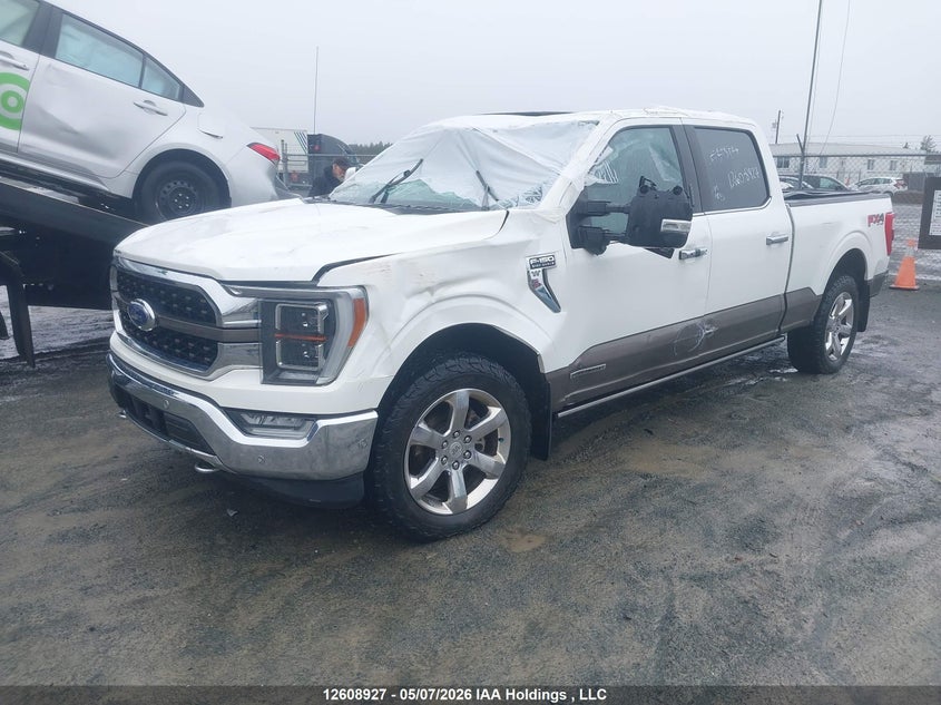 2021 Ford F-150 King Ranch, Rollover, IAAI, VIN 1FTFW1EDXMFA93543 — photo 2