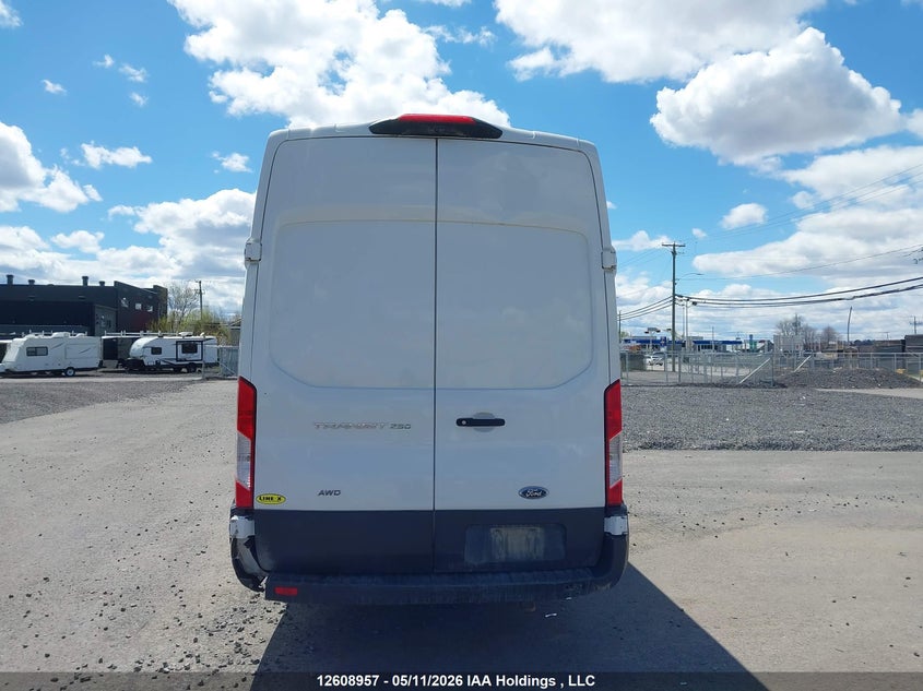 2022 Ford Transit 3.5 T-250 white Lot 111012608957 Vin 1FTBR3U89NKA26947