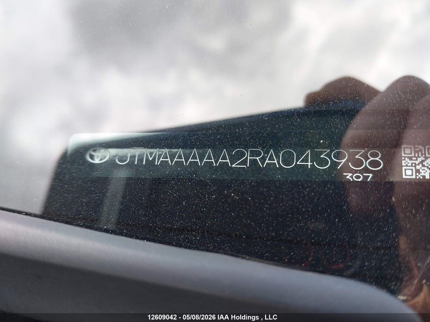 2024 Toyota Bz4X Le VIN: JTMAAAAA2RA043938 Lot: 12609042