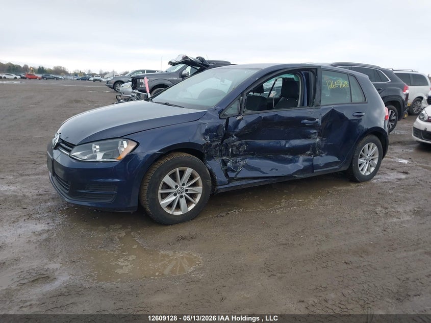 Vin: 3vw217au2fm079741, lot: 3007382, volkswagen golf 20152
